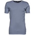 thumbnail image 1 of Tee Jays - Camiseta básica de manga corta con cuello redondo para hombre - 100% Algodón ringspun combed interlock (Piedra Stone), 1 of 1