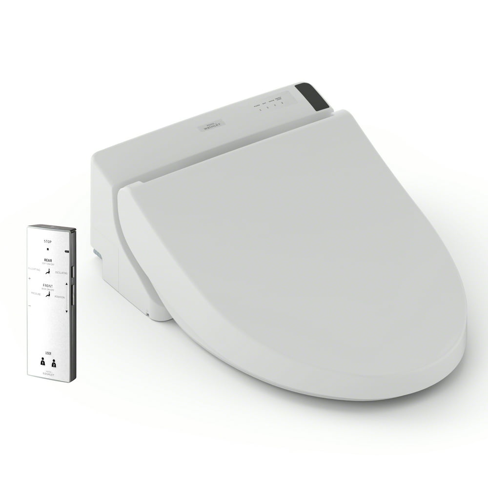 TOTO® Washlet® A200 Elongated Bidet Toilet Seat, Cotton White SW2024