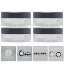 BESTOYARD 4Pcs Loose Powder Containers Multi Color Reusable Airtight Makeup Storage Boxes