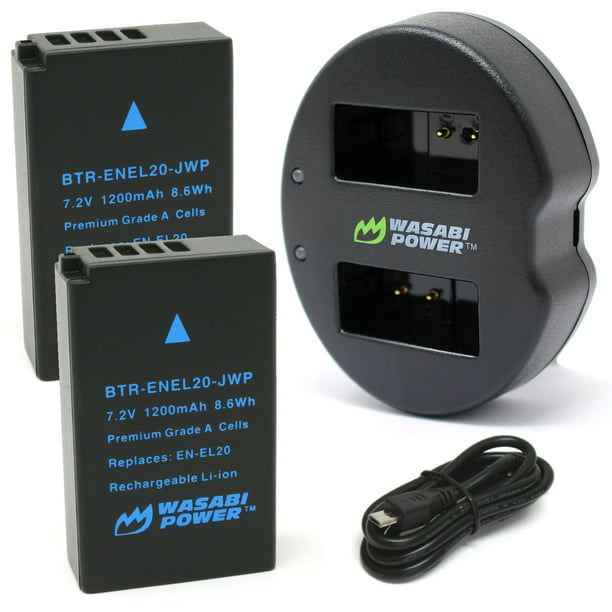 Wasabi Power Battery 2 Pack And Dual Charger For Nikon En El En Ela Walmart Com