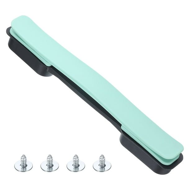 Reemplazo de Mango de Equipaje Uxcell con Tornillos de 8.5 Pulgadas, Cian Claro