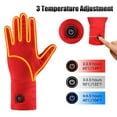 thumbnail image 4 of Savior Heat Red Electric Battery Heated Gloves Women Hand Warmer Glove Liners For Climbing Cycling Hunting,7.4V 2200mAh, 4 of 10