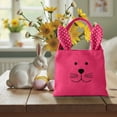 thumbnail image 6 of QuanTara Easter Bunny Ear Handbag, Linen Gift Packaging Tote Bag with Drawstring, Reusable Festival Decorative Bag for Gifts & Parties (15.35x8.46in), 6 of 9