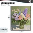 thumbnail image 4 of Stupell Industries French Country Mixed Roses & Lilacs Bouquet Black Framed Giclee Art, 24 x 30, by The Prints Vibe, 4 of 8