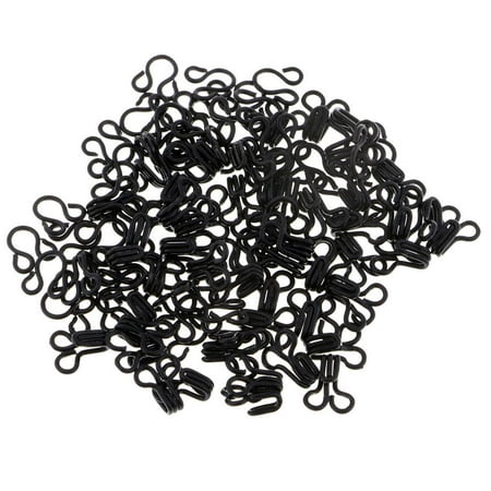 50X Sewing Hooks and Eyes Set Hook and Eye Closures for Trousers