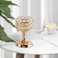 thumbnail image 4 of Candelabro de cristal para decoración de dormitorio y aniversario Dorado S, 4 of 6