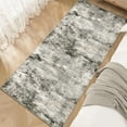 thumbnail image 3 of BERTHMEER 2'x6' Washable Modern Abstract Runner Rugs for Hallways Bathroom Bedroom Entryway Entrance Kitchen Non Slip Contemporary Distressed Indoor, Brown, 3 of 3