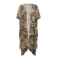 thumbnail image 2 of FKELYI Hunting Leaf Print Kimono Coverups for Women Soft Beach Cover Up Half Sleeve Summer Cardigan Bikini Cover Ups Resort Wear Casual Cruise Outfits, 2 of 6