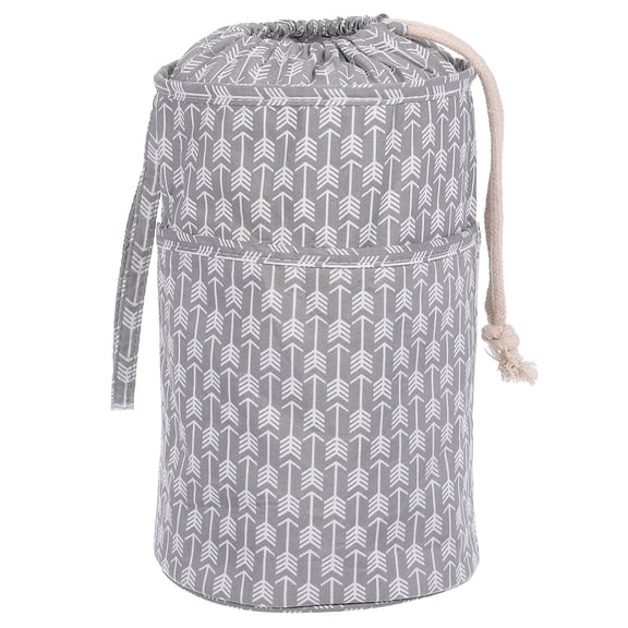 Uxcell Crochet Bag, Yarn Storage Organizer Knitting Accessories Supplies for Crocheting, Arrow Style Grey