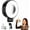 Black, variant on Quantifty 3-in-1 Magnetic Beauty Selfie Light for Phones, 3 Light Modes, 360 ° Rotatable Pocket LED Selfie Ring Fill Makeup Lights with Mirror, for Makeup/Selfies/Photography (Black)