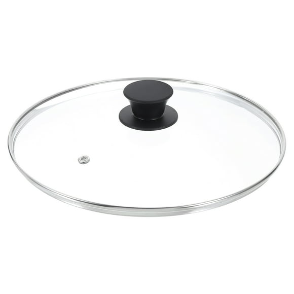 Uxcell 1 Pack Universal Lid for Pot Fit 10 Inch Cookware, Replacement Glass Pan Lids