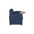 thumbnail image 5 of Regency Nova Tablet Arm Chair- Navy Blue/Noble Oak, 5 of 6