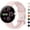 Pink, variant on Compatible With Google Pixel Watch Band for Women Men - Soft Silicone Waterproof Sport Replacement Straps for 3 41mm/2/Smartwatch