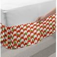 thumbnail image 2 of Italy Bed Skirt, Realistic Ingredients for Pizza Mozzarella Cheeses Tomatoes and Basil Leaves, Elastic Bedskirt Dust Ruffle Wrap Around for Bedding Decor, 4 Sizes, Multicolor, by Ambesonne, 2 of 2