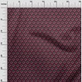 thumbnail image 3 of oneOone Cotton Poplin Twill Fuschia Pink Fabric Geometrical Floral Fabric For Sewing Printed Craft Fabric By The Yard 56 Inch Wide, 3 of 4