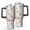 Pioneer Flower Floral-1, variant on 40oz Pioneer Flower Floral Print Pattern Insulated Tumbler with Handle, BPA-Free Leak Proof Lid and Straws, Double Wall Vacuum, Hot 12h/Cold 34h