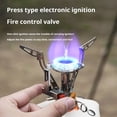 thumbnail image 4 of LJNYFDC Burner Stove Mini Firepower Adjustable Windproof Small Foldable 3000W High Power Outdoor Stove with Storage Box, 4 of 6