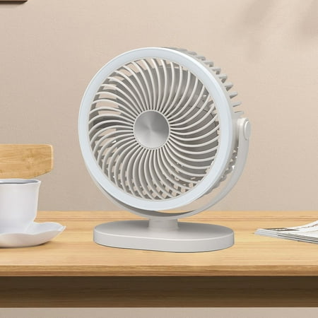 

atinetok Outdoor Desktop Night Light USB Rechargeable Fan Home Dormitory Bedroom Desktop Lighting Small Table Fan for Home Garden Patio Fence Balcony Clearance Deals
