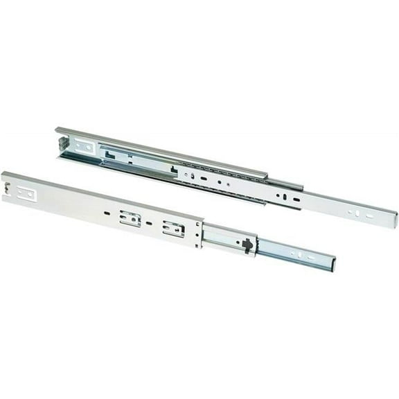Blum  0.625 in. 21 Movento Mat Side Mount Drawer Slides - 100 lbs