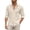 Beige, variant on Men Long Sleeve Dress Shirt Classic Fit Button Down Formal Business Casual Top Grey M