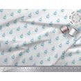 thumbnail image 3 of Soimoi Cotton Voile Fabric Yacht & Waves Nautical Print Fabric by the Yard 42 Inch Wide, 3 of 3