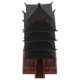 thumbnail image 5 of Estatua de torre china, decoración de escritorio, artesanía de plástico, adorno de templo de torre pequeña, 5 of 6