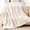 White, variant on Luxury Faux Rabbit Fur Throw Blanket, Soft Bubble Fluffy Blanket Cozy Fuzzy Throw Blankets for Bed Sofa Couch, Decorative Thick Warm Plush Fuzzy Elegant Soft Mink Blanket (50" x 60", Blue)