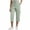 11-Mint Green, variant on sovlvnd Fashion Plus Size Capris for Women Womens Casual Color Elastic Loose Pants Straight Wide Leg Trousers With Pocket Cropped Pants for Women