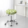 thumbnail image 7 of Gukieu Avocado With Leaf And Flower Print Round Chair Cover, Dust-proof and Non-slip Bar Chair Protective Cover, Suitable for Bars, Restaurants, Offices-13 inch, 7 of 7