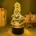 thumbnail image 3 of FYBTO -3d Led Light Genshin Impact Noelle Acrylic Led Lamp Game, 3 of 6