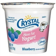 Crystal Creamery Crystal Blueberry Yogurt Quart