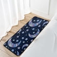 thumbnail image 7 of Area Rugs Carpet for Bedroom Floor Kitchen Rugs Night Stars Crescent Moon Door Mat Bedside Runner Rug Living Room Washable Non Slip 39×20in, 7 of 7