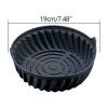 thumbnail image 1 of PEONAVET Silicone Bol en pour Friteuse Pot Rond Doublures Réutilisables Accessoires de Panier de Friteuse - Remplacement des Doublures en Parchemin - [7.5 Pouces], 1 of 3