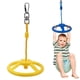 thumbnail image 2 of Eigraketly Volante Columpio Colgando Anillo giratorio Exterior Interior Patio trasero Cuerda de escalada Hebilla Kit Ejercicio de entrenamiento Escalada Amarillo, 2 of 6