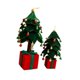 thumbnail image 4 of 2 miniárboles de Navidad para decoración de escritorio, diseño de escena, de Navidad artificial con luz, adorno navideño para estante de balcón, 4 of 8