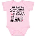 thumbnail image 3 of Inktastic Breast Cancer Awareness Month Saying Boys or Girls Baby Bodysuit, 3 of 5