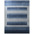 thumbnail image 3 of Rugsotic Carpets Handmade Rugs Hand Knotted Loom Rectangle 5'7''x7'10'' Blue Light Blue Wool for Indoor Use, 3 of 7