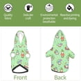 thumbnail image 5 of Goofa Spring Gnome Pattern Small Dog Sweater Hoodies Pet Grey Hooded Soft Fleece Sweatshirts with Pocket Fall Winter Puppy Cat Sweaters Warm Clothes-X-Small, 5 of 8