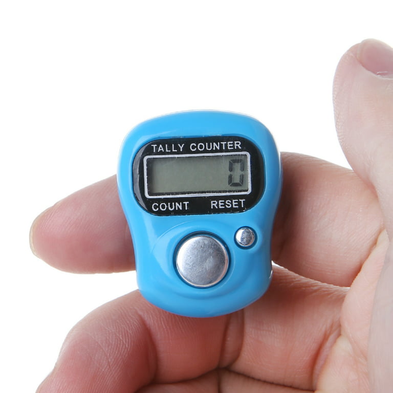 Mini Stitch Marker And Row Finger Counter LCD Electronic Digital Tally  Counter For Sewing Knitting Weave Tool Finger Counter Random Color 