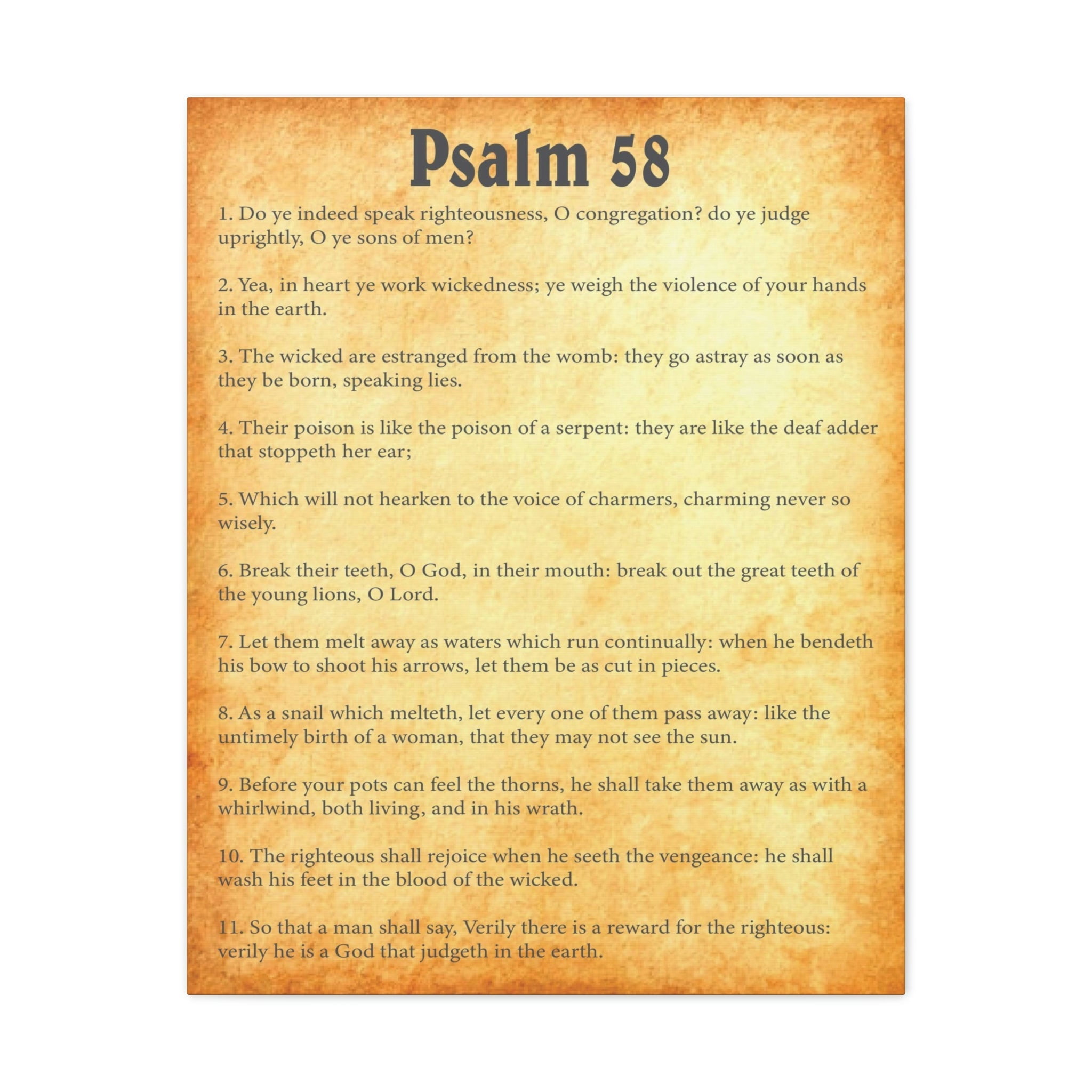 Scripture Walls Psalm 58 10 Chapter Gold Bible Canvas Christian Wall scripture-walls-psalm-58-10-chapter-gold-bible-canvas-christian-wall