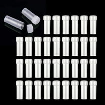 100pcs Transparent Sample Vials, 5ml Powder/Granule/Solid Sample Vials, PE Semi-Transparent Vials