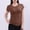 *Coffee, variant on ClodeEU Women's Stretch Short Sleeve Dolman Sleeve T-Shirt,Solid Color Casual Crewneck Slim Top Khaki,Womens Plus XXL