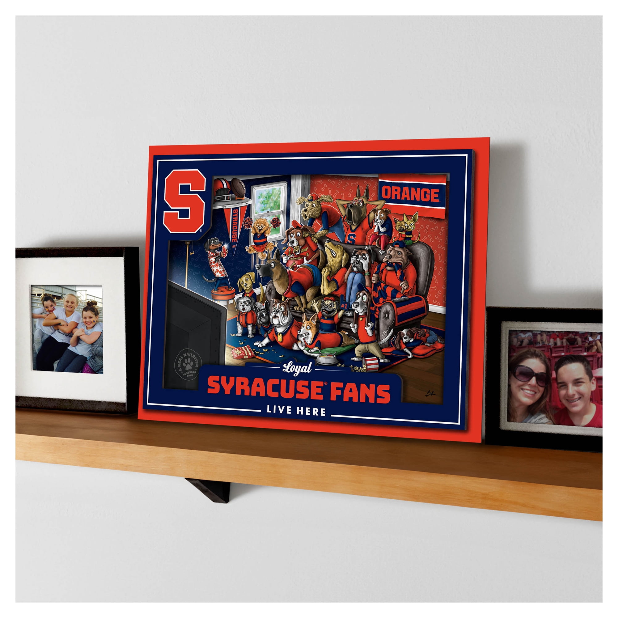 IDNA Syracuse Orange 13.25" x 17.25" Purebred Fans Wall Art