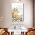 thumbnail image 3 of Elephant Stock Golden Skies Wall Art - Vertical Multi Panel Canvas - Living Room Wall Decor - Floral And Botanical Multi Panel - Gold And White Decor By Kubistika - 32" x 50", 3 of 8