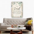 thumbnail image 5 of Psalm 145 9 Bible Scripture Wall Art Prints The Lord Is Good To All Bible Verse Poster Landscape Vertical Canvas Paintings for Living Room (12.00''''x16.00'''',Framed), 5 of 6