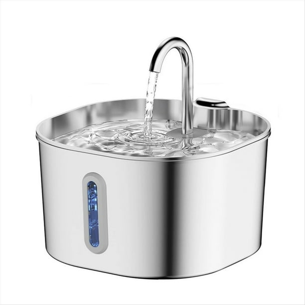 Fuente de Agua para Gatos de 2,2 L, AutomáTica, para Interiores, con Dispensador de Agua.
