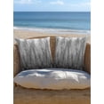 thumbnail image 5 of Outdoor Pillows Waterproof, Abstract Grey Bedding Throw Pillows with Insert for Couch Sofa Bed, Modern Gradient Minimalist Mottled Art 16x16 Inch Pillowcases Decorative Camping Patio Pillow Set of 2, 5 of 8