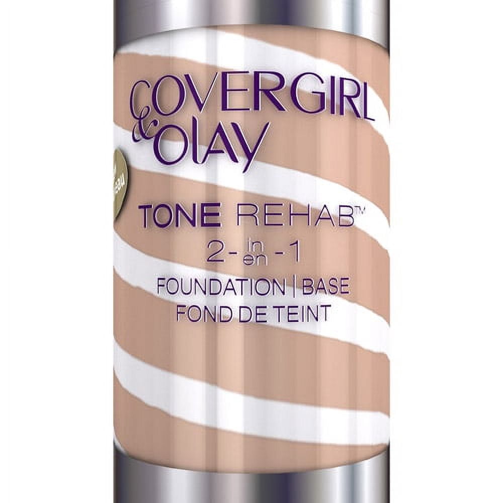 CoverGirl + Olay Tone Rehab Foundation, Pack of 2 (1oz ea)