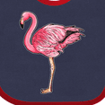 thumbnail image 4 of Inktastic Pink Flamingo Boys or Girls Baby Bib, 4 of 4