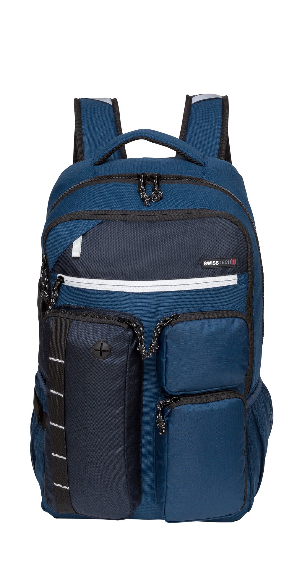 SwissTech Lucerne 34.4 L School Backpack Laptop Tablet Sleeve, Blue, Unisex, Adult, Teen, Polyester - image 5 of 9